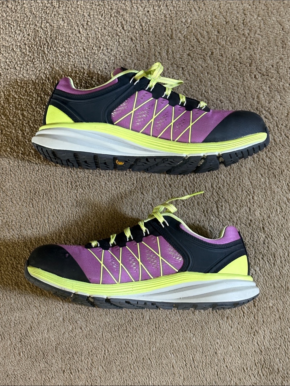 Keen Women's Purple & Neon Yellow Athletic Shoes
